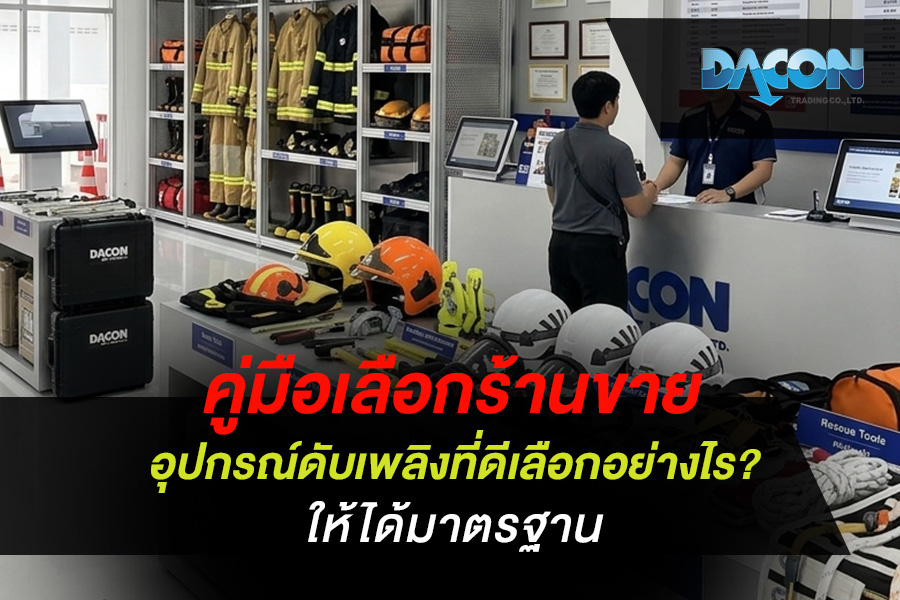 คู่มือเลือก ร้านขายอุปกรณ์ดับเพลิงที่ดี เลือกอย่างไร? ให้ได้มาตรฐาน